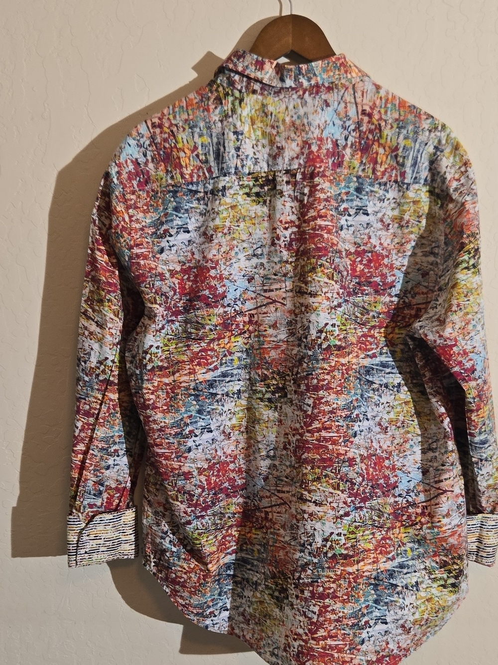 Robert Graham Multi-Color Abstract Print Button-Down Shirt - Picture 7 of 7
